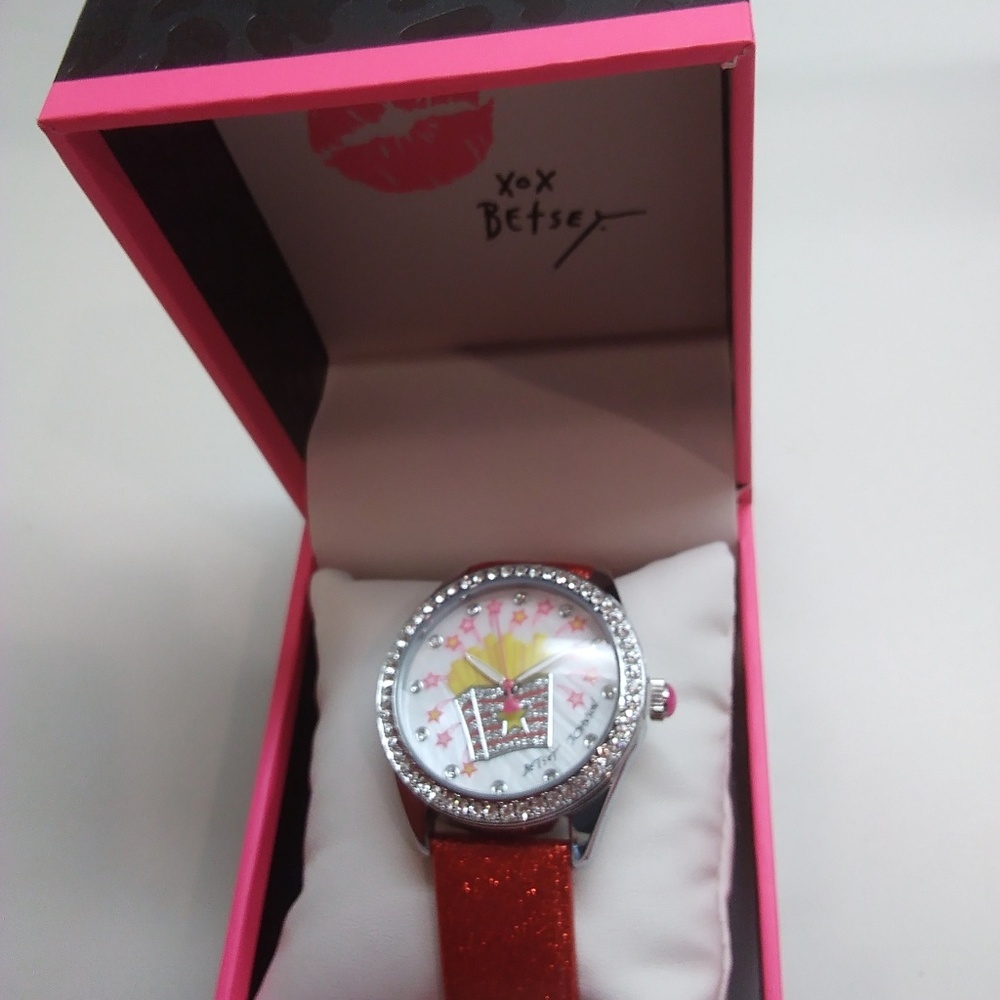Betsey Johnson New Dinner French Fries Watch